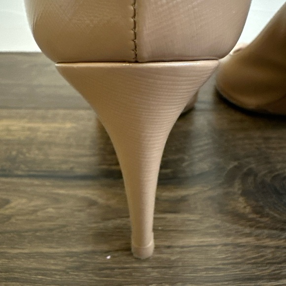 Prada Patent Leather Nude Pumps Size 37 85MM - Picture 6 of 9